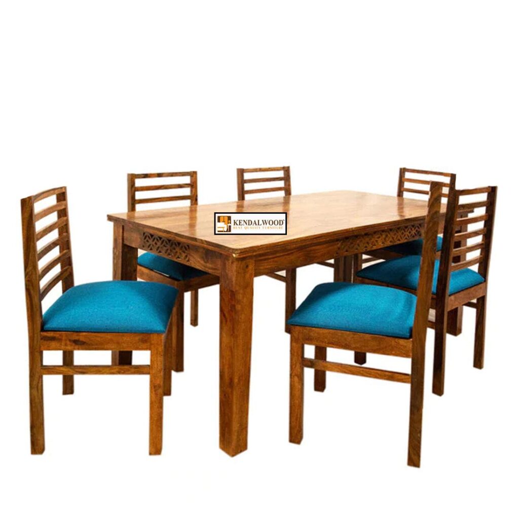 Kendalwood Furniture Dining Table with 8 Chairs Solid Wood 8 Seater