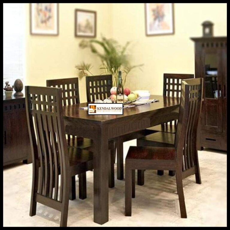 Kendalwood Furniture Dining Table with 8 Chairs Solid Wood 8 Seater