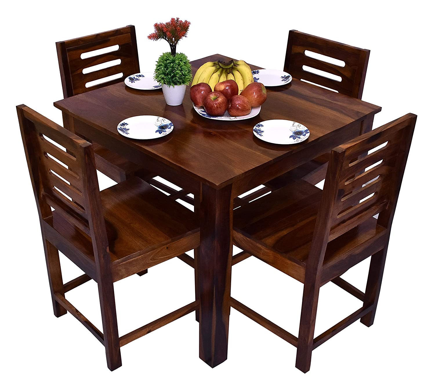Furniture Solid Wood 4 Seater Dining, 4 Seat Dining Room Table And Chairs